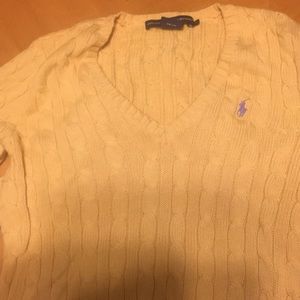 Authentic creamRalph Lauren sweater